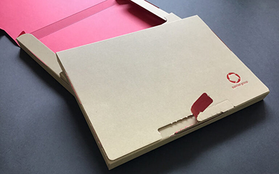 箔押し小物発送用ケース・箔押しギフトボックス