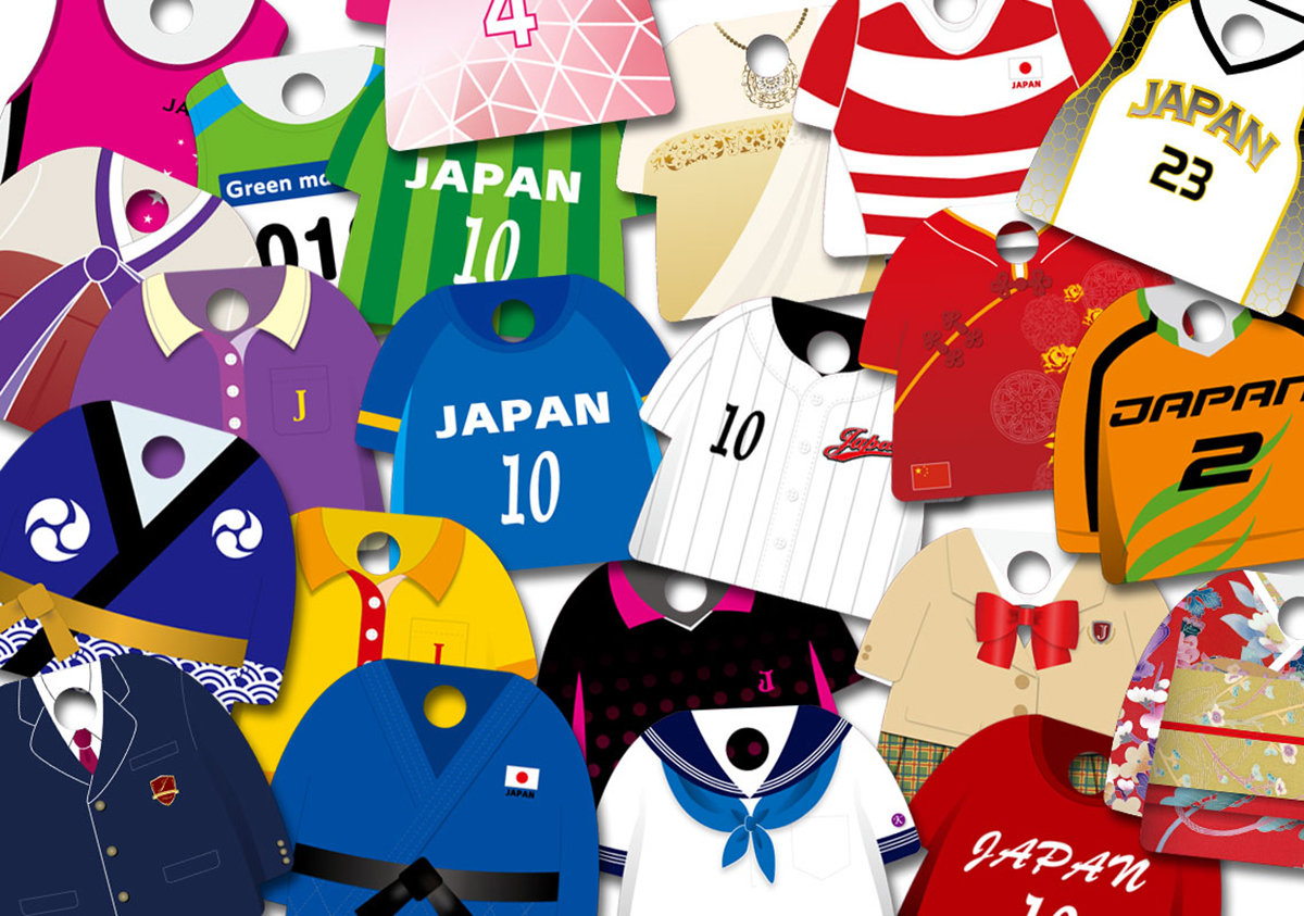 ユニフォーム型うちわ