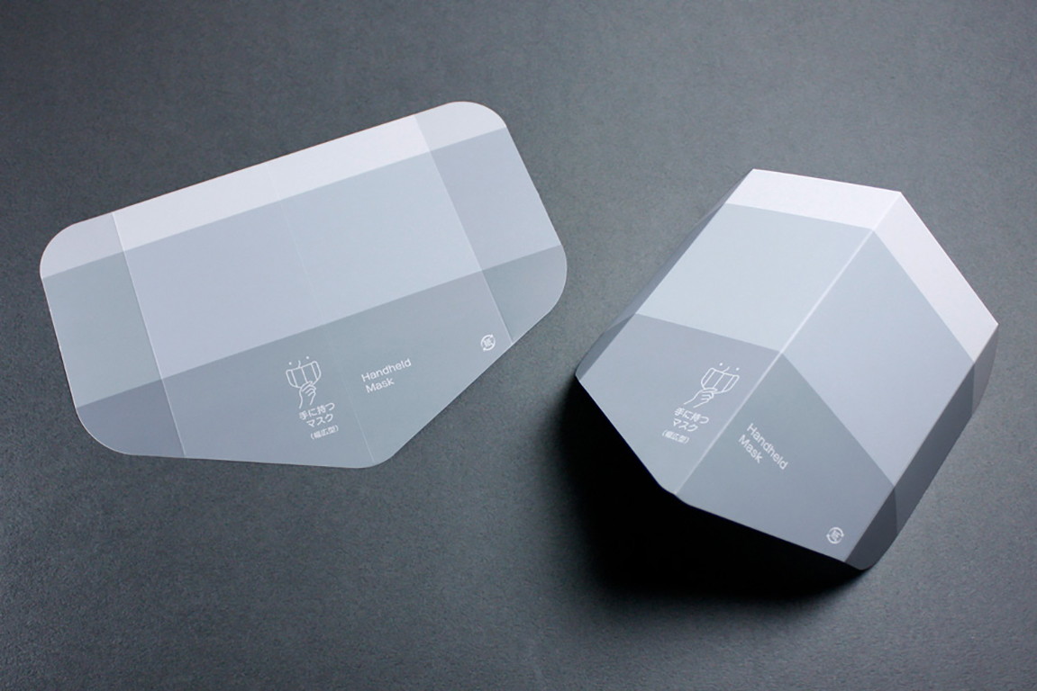 手で持つマスク マスク会食