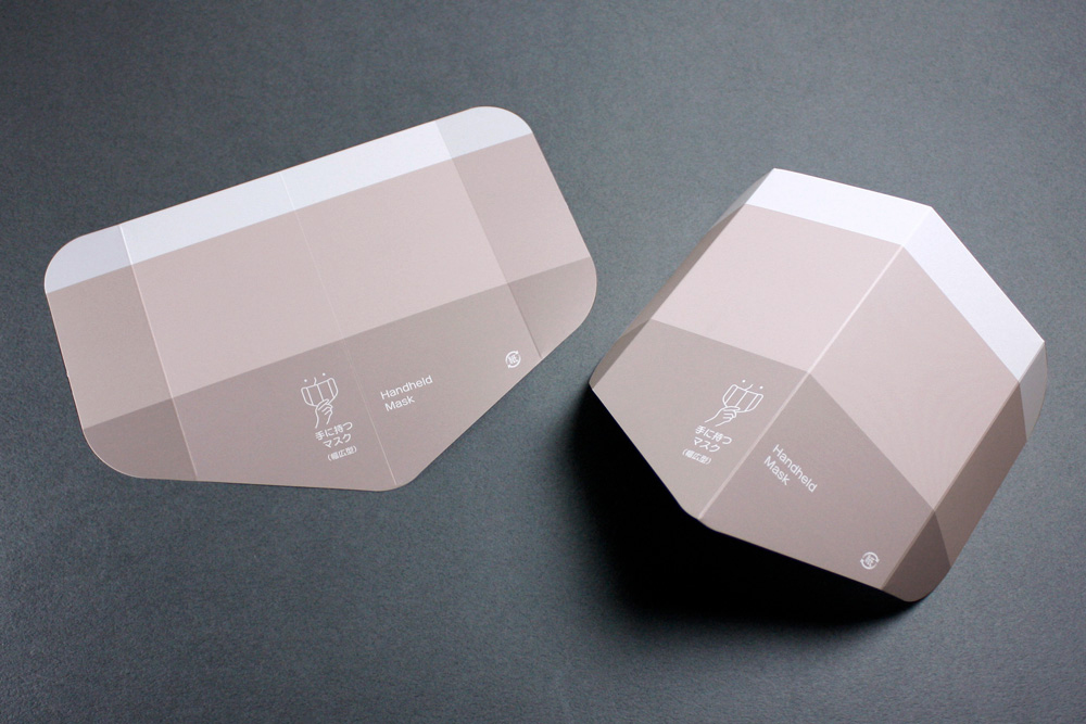 手で持つマスク マスク会食