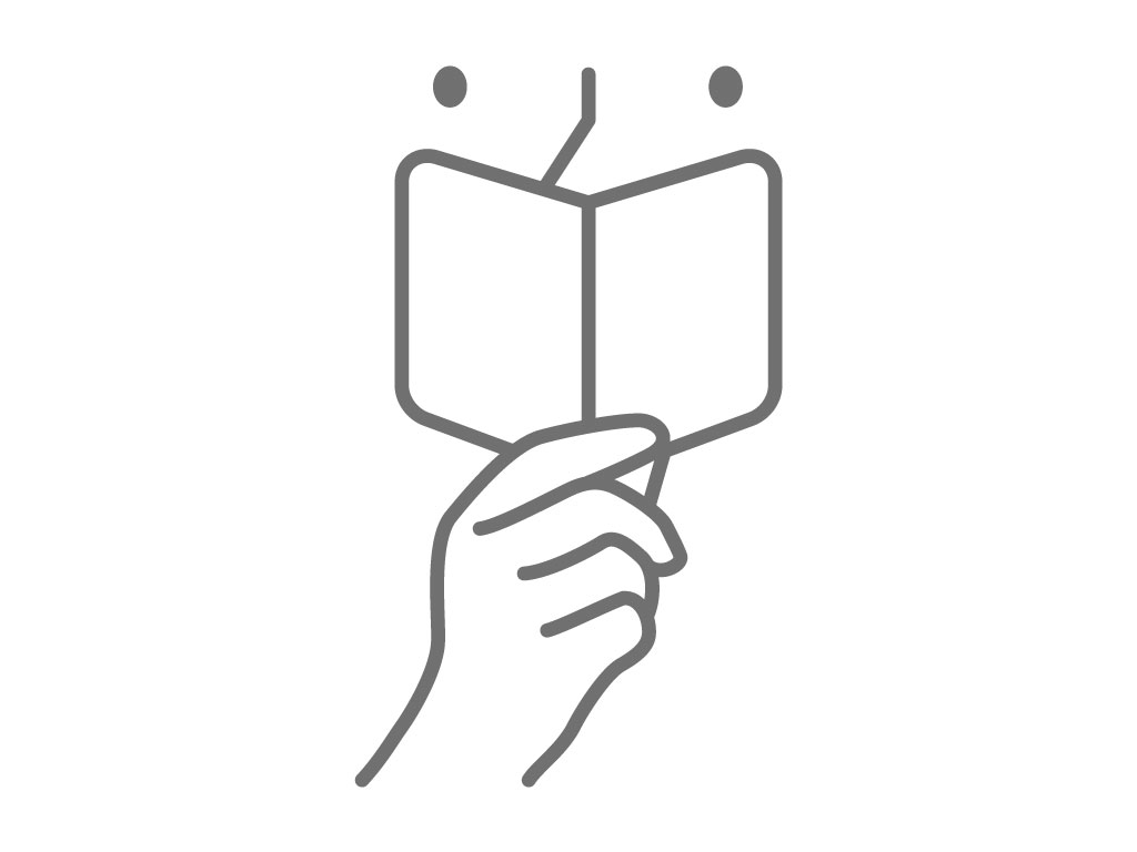 手で持つマスク