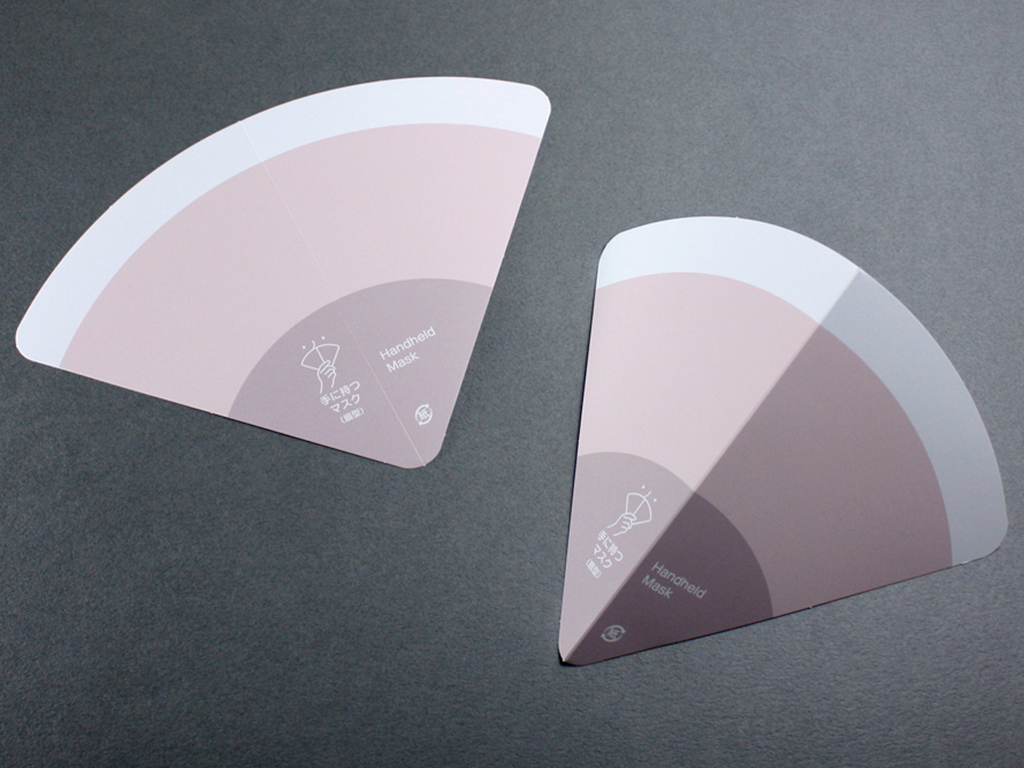 手で持つマスク マスク会食