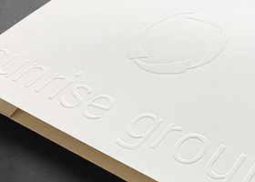 前面エンボスポケットフォルダー