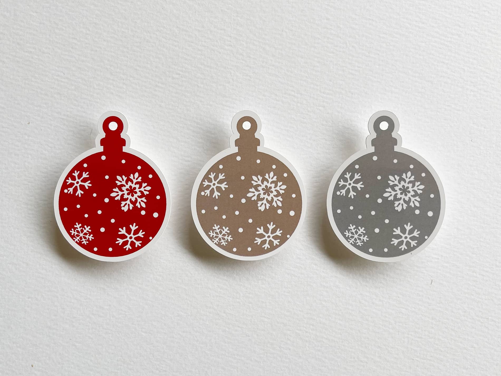 クリスマスラッピング用タグ