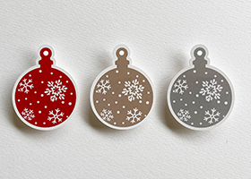 クリスマスラッピング用タグ